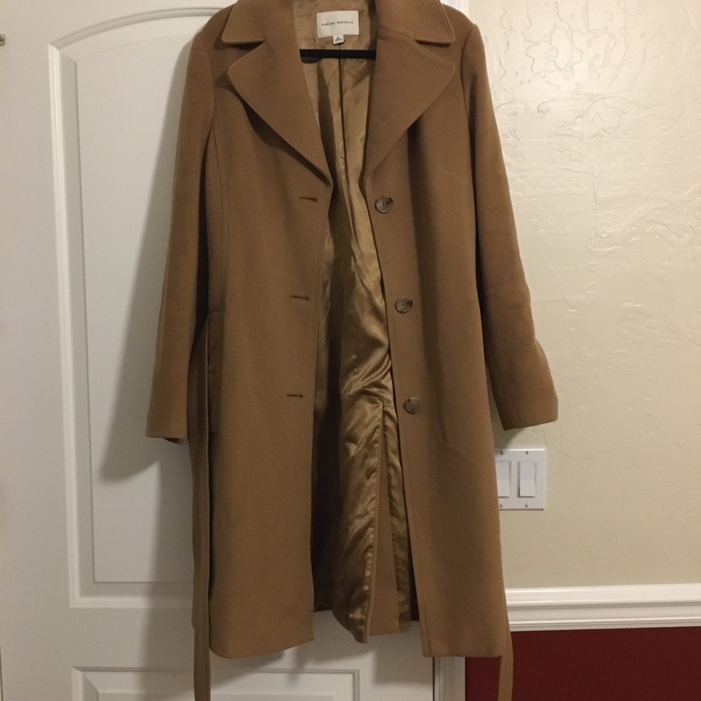 Banana Republic Wool Camel Coat